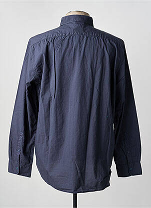 Chemise manches longues coupe droite gris MCS homme