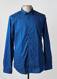 Chemise manches longues coupe cintrée bleu SCOTCH & SODA homme
