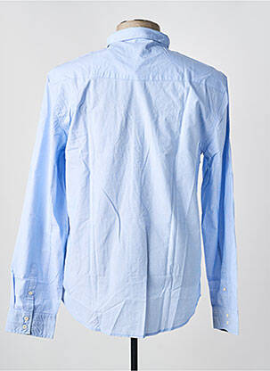 Chemise manches longues coupe cintrée bleu DEELUXE homme
