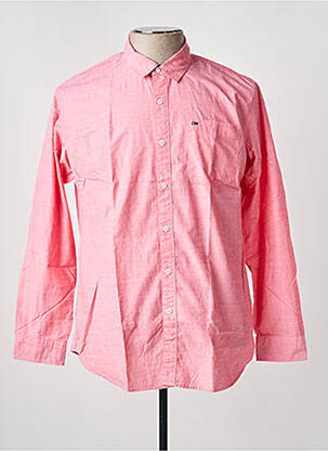Chemise manches longues coupe cintrée rose TOMMY HILFIGER homme