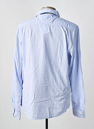 Chemise manches longues coupe cintrée bleu DEELUXE homme