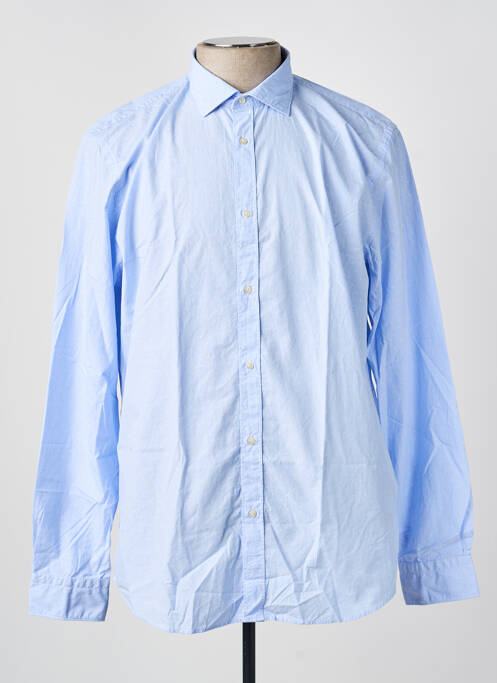Chemise manches longues imprimé rayures bleu SCOTCH & SODA homme