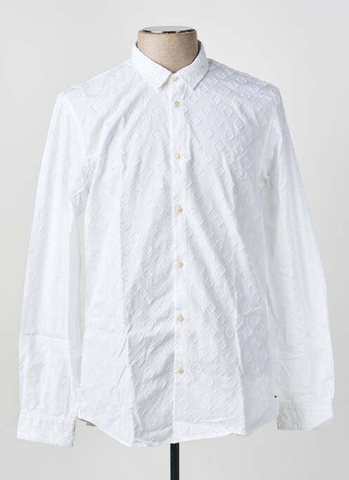 Chemise manches longues coupe cintrée blanc SCOTCH & SODA homme