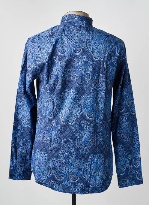 Chemise manches longues imprimé fantaisie bleu SCOTCH & SODA homme
