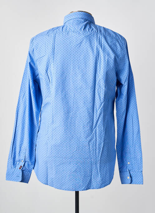 Chemise manches longues coupe cintrée bleu SCOTCH & SODA homme