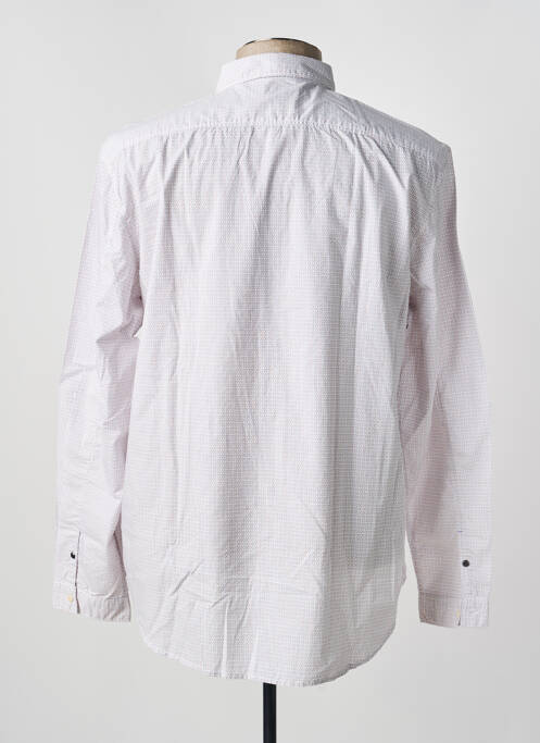 Chemise manches longues imprimé fantaisie bleu MCS homme