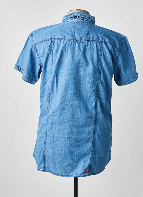 Chemise manches courtes bleu DEELUXE homme