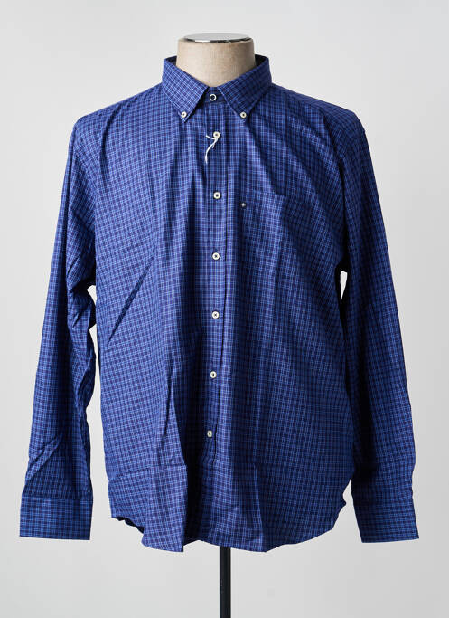 Chemise manches longues bleu BLUSALINA homme