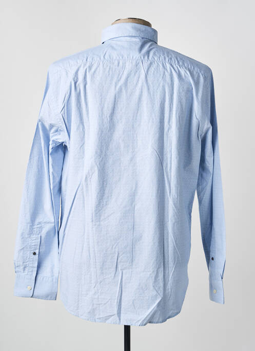 Chemise manches longues bleu MCS homme