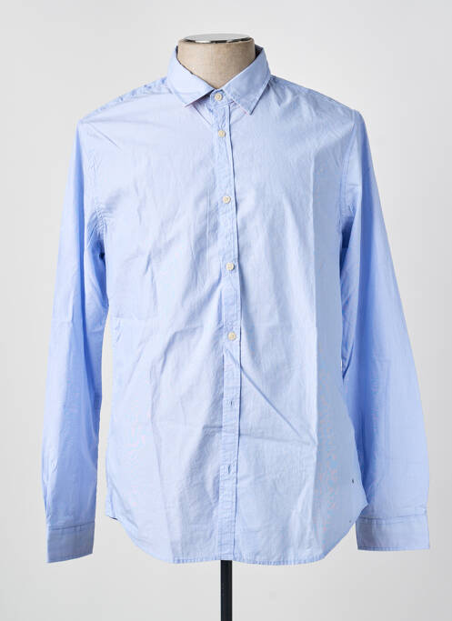Chemise manches longues bleu SCOTCH & SODA homme