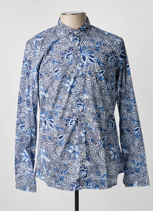 Chemise manches longues bleu SCOTCH & SODA homme