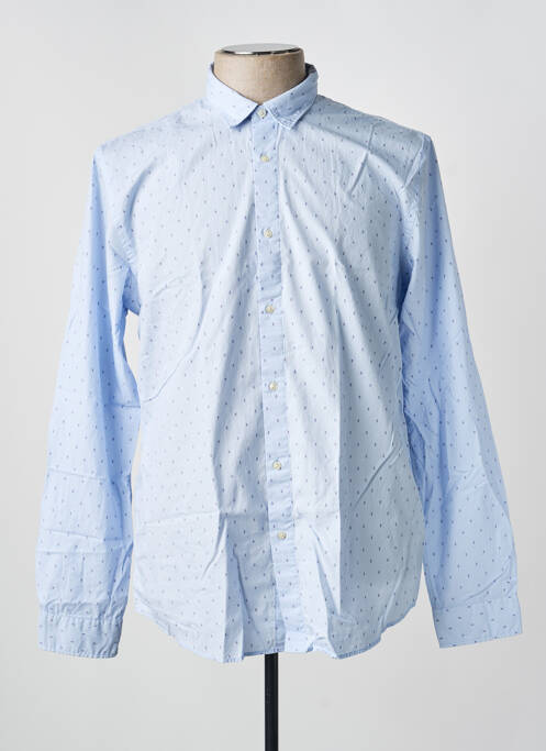 Chemise manches longues bleu SCOTCH & SODA homme