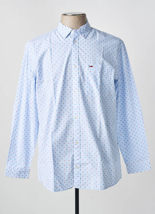 Chemise manches longues bleu TOMMY HILFIGER homme