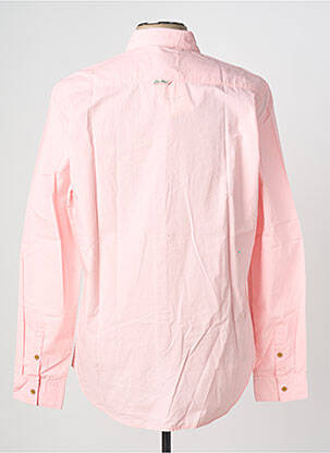 Chemise manches longues coupe droite rose BEING HUMAN homme