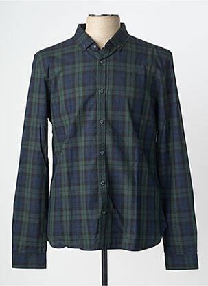 Chemise manches longues poignets boutonnés bleu KILIWATCH homme