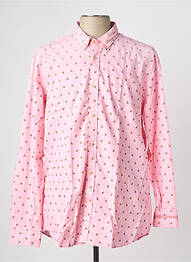 Chemise manches longues imprimé fantaisie rose SCOTCH & SODA homme