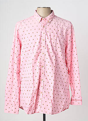 Chemise manches longues imprimé fantaisie rose SCOTCH & SODA homme