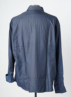 Chemise manches longues imprimé fantaisie bleu SAINT HILAIRE homme
