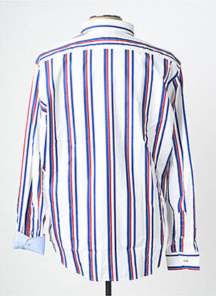 Chemise manches longues imprimé fantaisie blanc BLUSALINA homme