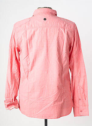 Chemise manches longues coupe droite rose KAPORAL homme