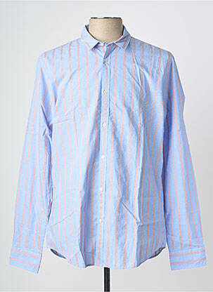 Chemise manches longues manches longues bleu SCOTCH & SODA homme