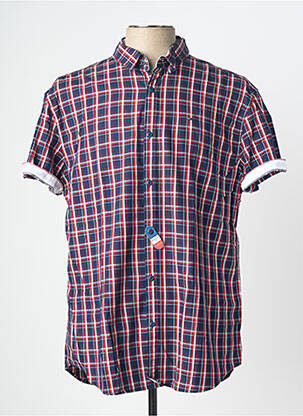Chemise manches courtes imprimé fantaisie bleu TOMMY HILFIGER homme