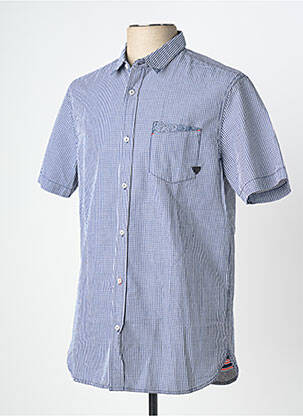 Chemise manches courtes bleu KAPORAL homme