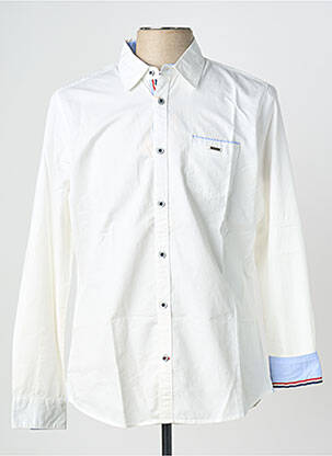 Chemise manches longues blanc BEING HUMAN homme