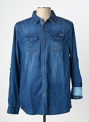 Chemise manches longues bleu KAPORAL homme