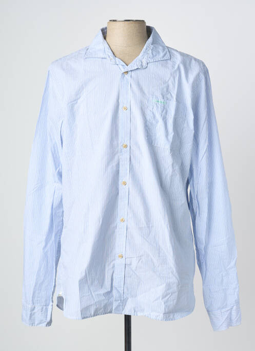 Chemise manches longues imprimé fantaisie bleu SCOTCH & SODA homme