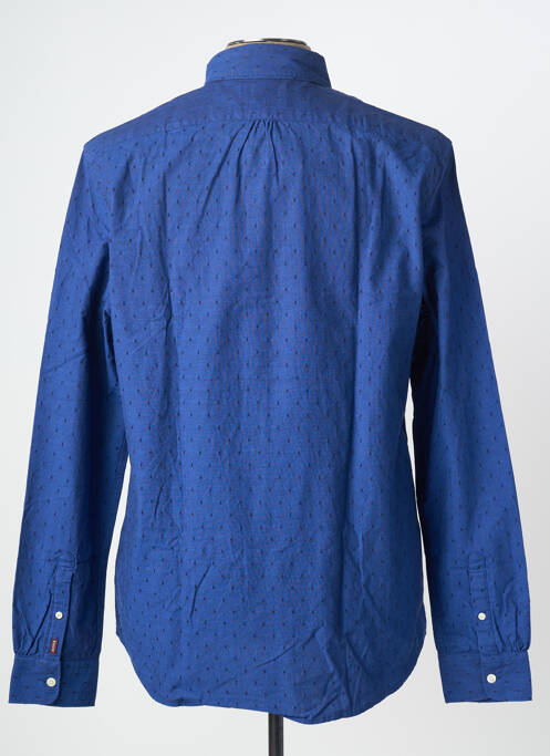 Chemise manches longues imprimé fantaisie bleu SCOTCH & SODA homme