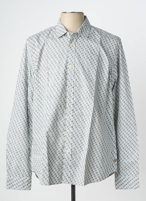 Chemise manches longues imprimé fantaisie blanc SCOTCH & SODA homme
