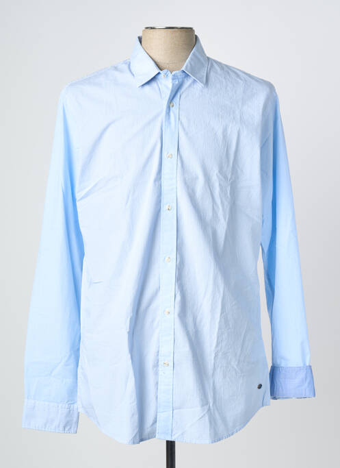 Chemise manches longues imprimé fantaisie bleu SCOTCH & SODA homme