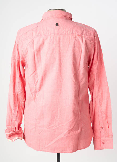 Chemise manches longues coupe droite rose KAPORAL homme