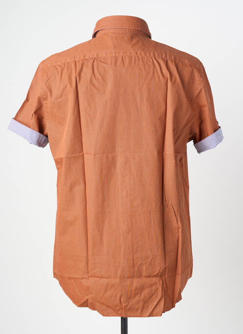 Chemise manches courtes orange MCS homme
