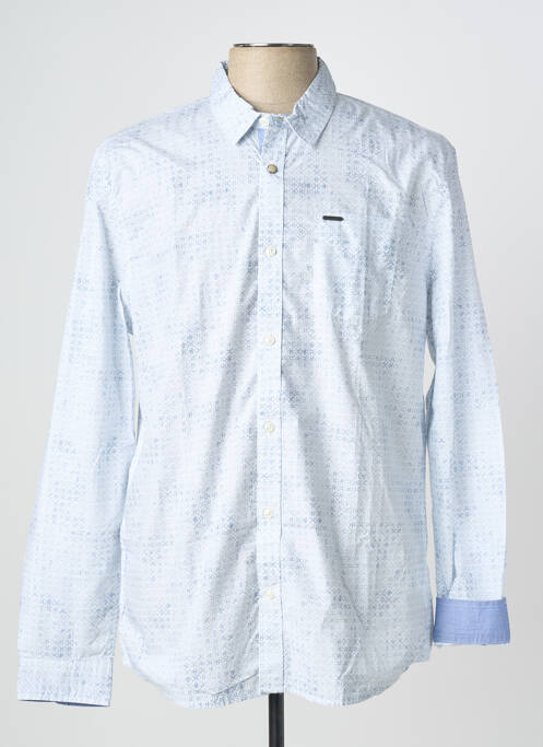 Chemise manches longues bleu KAPORAL homme
