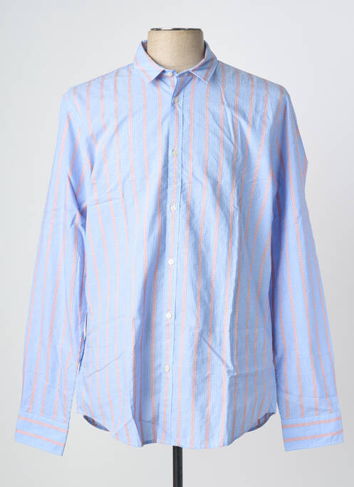 Chemise manches longues bleu SCOTCH & SODA homme
