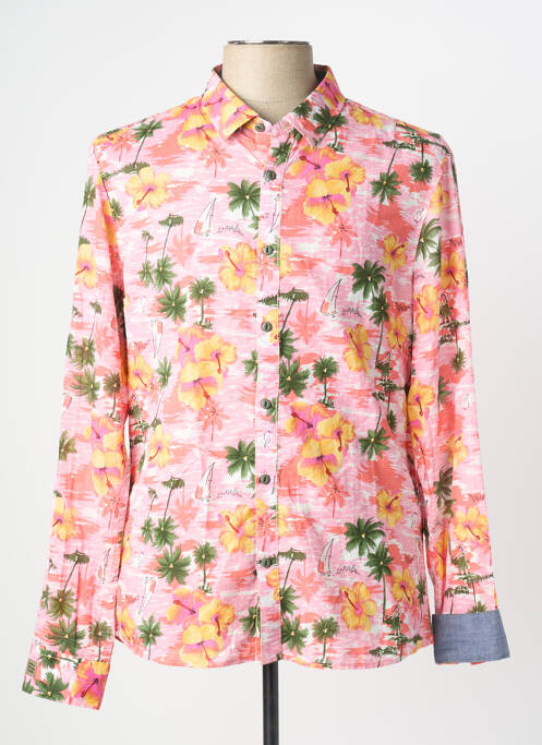 Chemise manches longues rose KILIWATCH homme