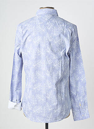 Chemise manches longues imprimé fantaisie bleu BEING HUMAN homme
