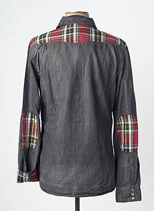Chemise manches longues poignets boutonnés gris GAUDI homme