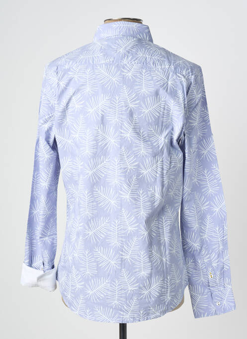 Chemise manches longues bleu BEING HUMAN homme