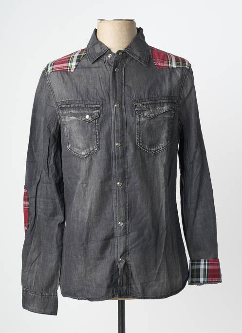 Chemise manches longues gris GAUDI homme