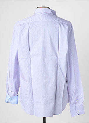Chemise manches longues imprimé fantaisie bleu PHILO VANCE homme