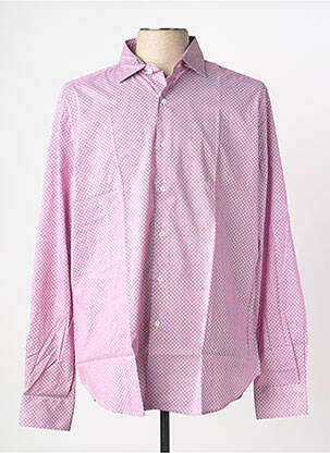 Chemise manches longues imprimé fantaisie rouge PHILO VANCE homme