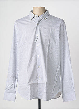 Chemise manches longues imprimé fantaisie gris PHILO VANCE homme
