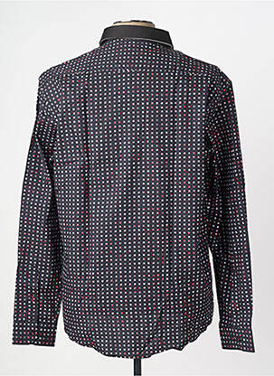Chemise manches longues poches noir FOX homme