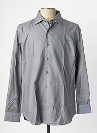 Chemise manches longues coupe cintrée gris PHILO VANCE homme