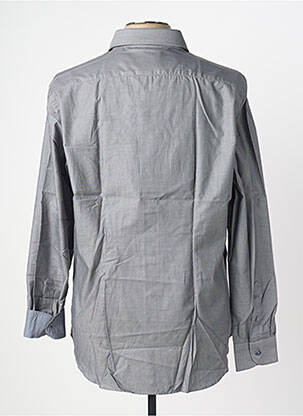 Chemise manches longues coupe cintrée gris PHILO VANCE homme