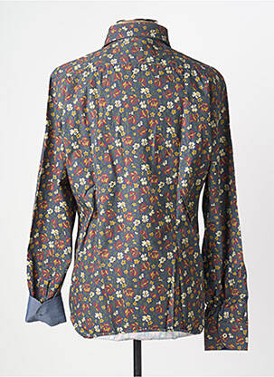 Chemise manches longues coupe cintrée bleu BLUSALINA homme