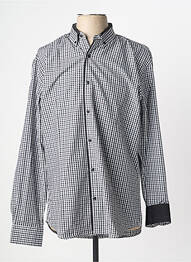 Chemise manches longues coupe cintrée noir CAP 10 TEN homme